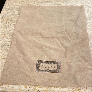 Gucci Tan and Black Fabric Bag